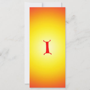 Letra I marca del libro