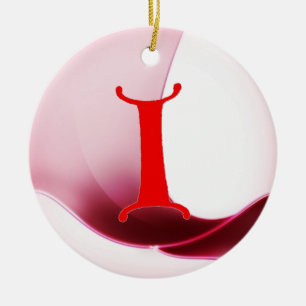 Letra I ornamento