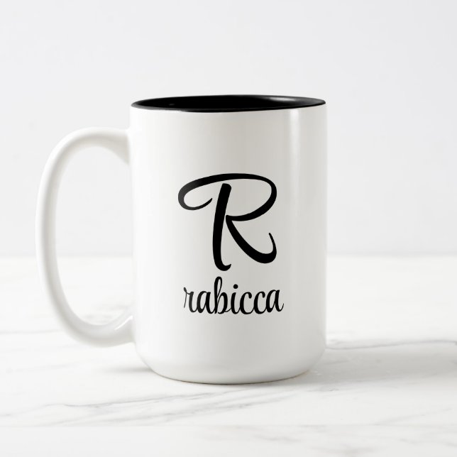 letra inicial logotipo de monograma taza de café a (Izquierda)