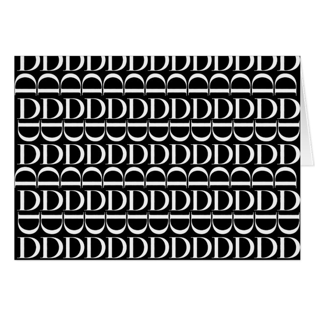 Letra inicial monograma D (Anverso (Horizontal))