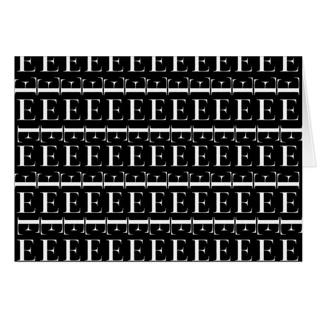 Letra inicial monograma E (Anverso (Horizontal))