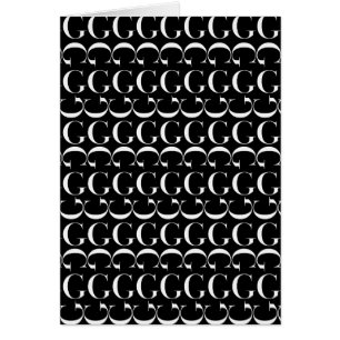 Letra inicial monograma G