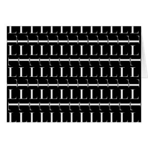 Letra inicial monograma L