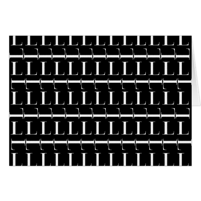 Letra inicial monograma L (Anverso (Horizontal))