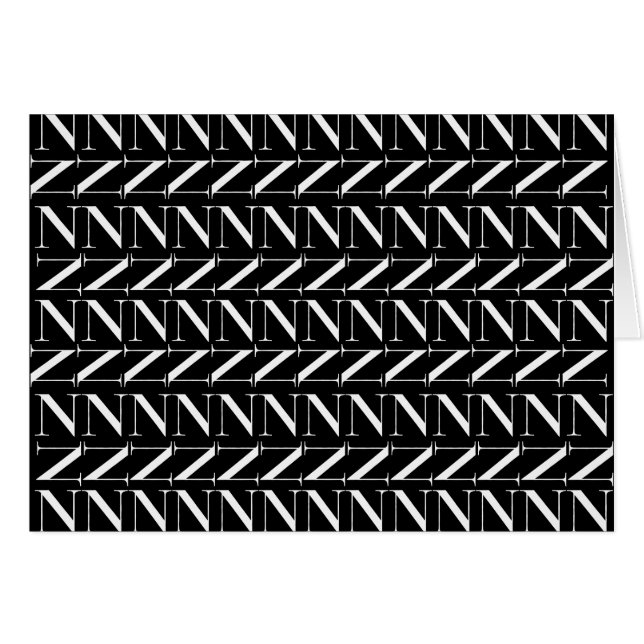 Letra inicial monograma N (Anverso (Horizontal))