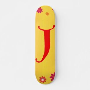 Letra J Skateboard