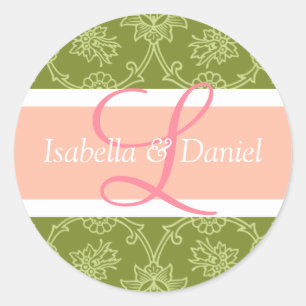 Letra L Monogramas Para Sellos De Invitación De Bo