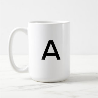 Letra la taza de A