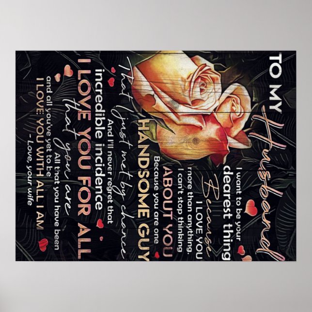 Letra minúscula para marido | Decoración familiar  (Frente)