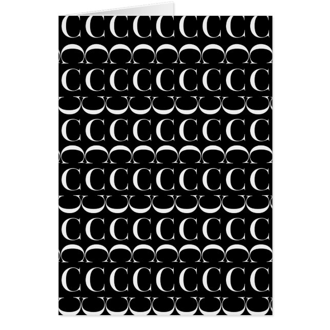 Letra monográfica inicial C (Frente)