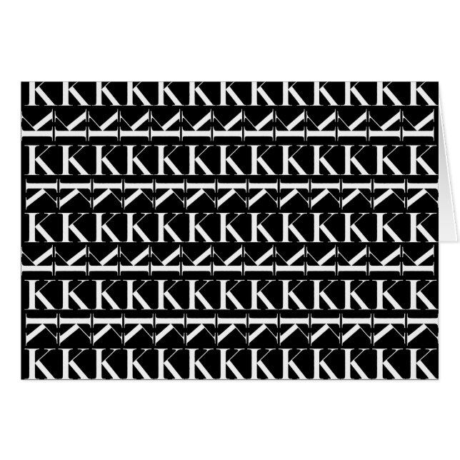 Letra monográfica inicial K (Anverso (Horizontal))