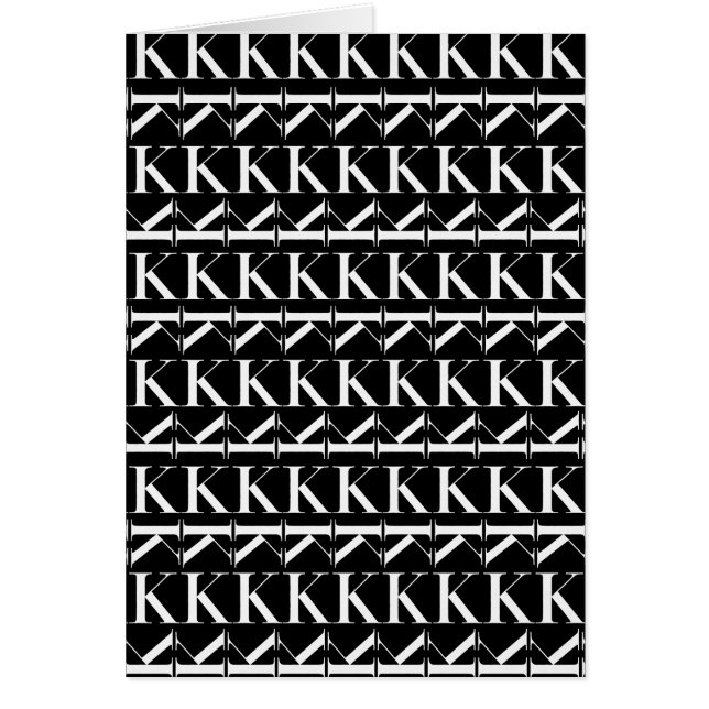 Letra monográfica inicial K (Frente)