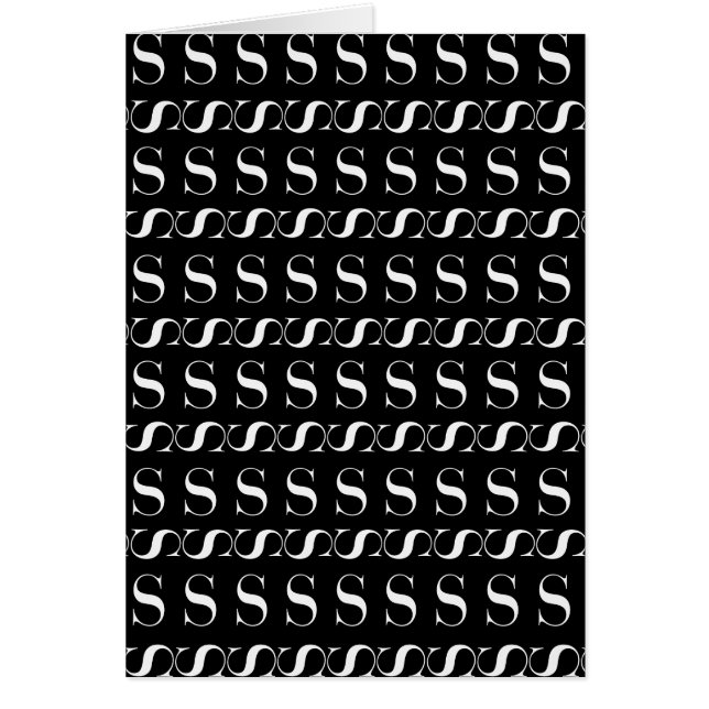 Letra monográfica inicial S (Frente)