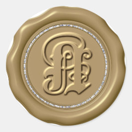 *~* Letra N Pegatinas de sellos de cera de lana de