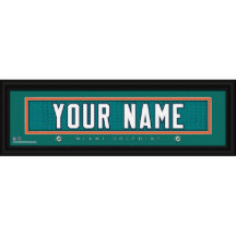 Letra nFL de los delfines de Miami Impresión con m