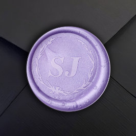 Letra oliage monograma Boda mínimo