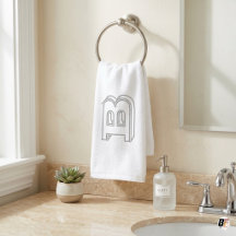 Letra personalizada con relieve 3D moderno