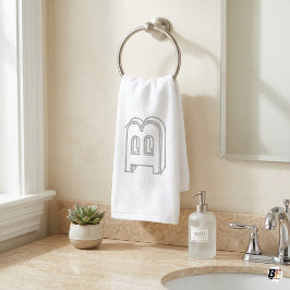 Letra personalizada con relieve 3D moderno