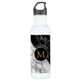 Letra personalizada Marble Design Botella de agua