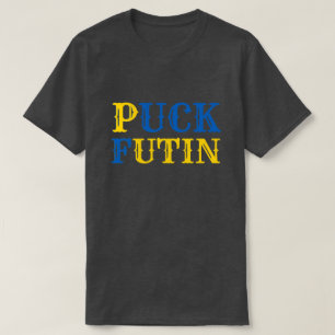 Letra puck futin revierte camiseta ucraniana