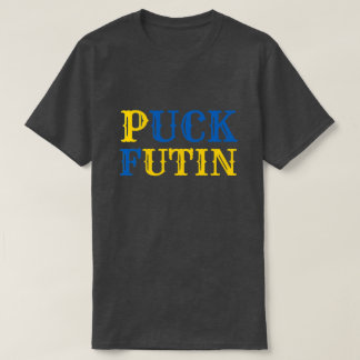 Letra puck futin revierte camiseta ucraniana
