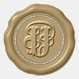 *~* Letra U Pegatinas de sellos de cera de lana de