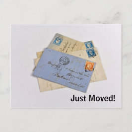 Letras antiguas recién mutadas Tarjeta postal de é