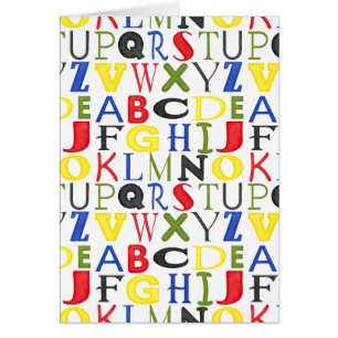 Letras brillantemente coloreadas de Megan Meagher