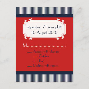 Letras de amor RSVP náutico que casa invitaciones