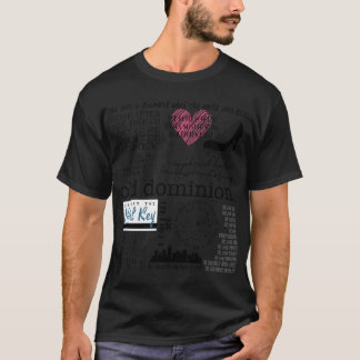 Letras de Dominion antiguas con camiseta de Scoop