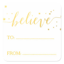 Letras de mano de creencia de oro | Etiqueta de re