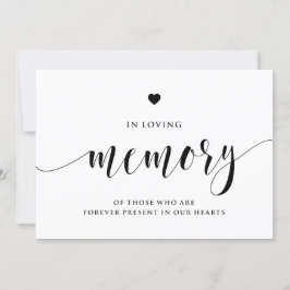 Letras de mano negra en el Rótulo de memoria amoro