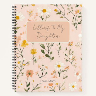 Letras Florales Suaves Para Mi Cuaderno De Espiral