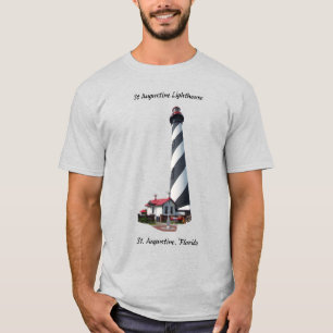 Letras negras de la camisa del faro de San Agustín