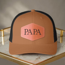 Letras personalizadas PAPA Camel y Negro