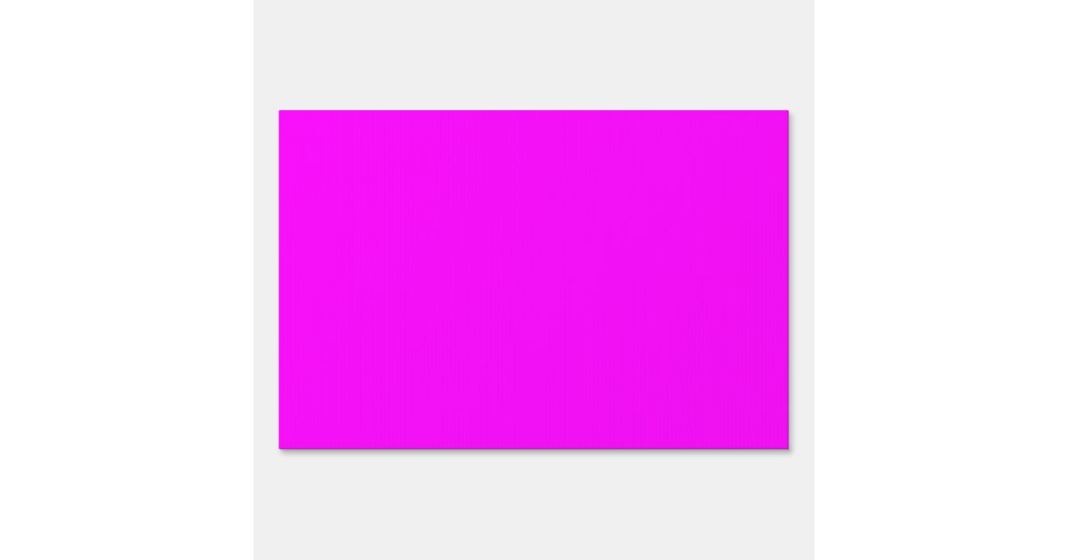 Letrero Color Rosado Rosado Brillante Neon Morado Brillant Zazzle Es