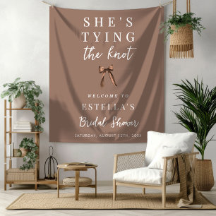 Letrero de bienvenida de tela para fiesta de regal