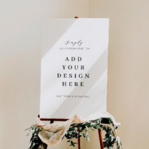 Letrero de boda de 24" x 36", impresión de letrero