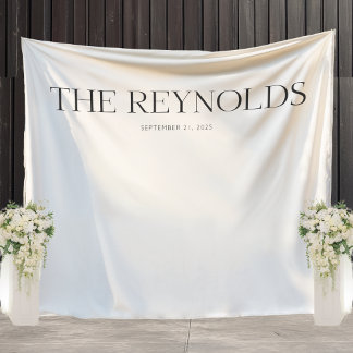 Letrero de Boda de Tela Personalizado Bienvenida d
