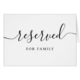 Letrero de Boda Reservado | Tipografía Moderna de 