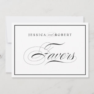 Letrero de Bodas Elegante Regalos para Invitados B