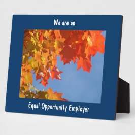 Letrero de Empleador de Igual Oportunidad placas d