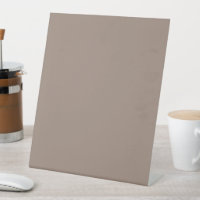 Letrero de escritorio Soporte de plástico Señal de