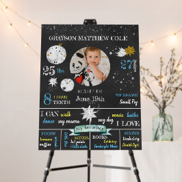 Letrero de Estadísticas de Cumpleaños Personalizad