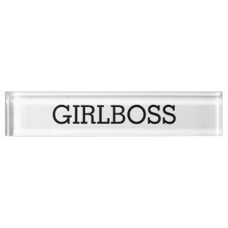 Letrero de GIRLBOSS
