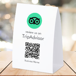 Letrero de mesa de Tripadvisor | Señal de tienda d