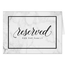 Letrero de Mesa Reservada de Mármol PixDezines