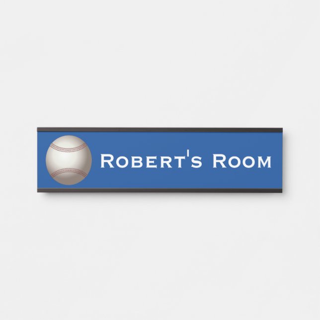 Letrero de nombre para la puerta del cuarto de niñ (Anverso)