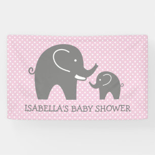 Letrero de pancarta personalizada para baby shower