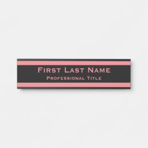 Letrero de Puerta de Oficina Moderna Señal Placa d